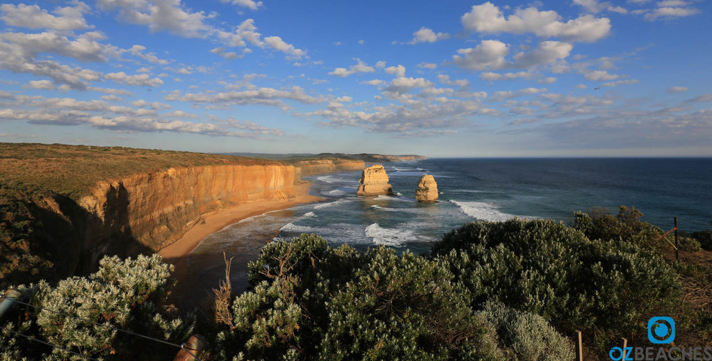 Looking east from the main lookout at The Twelve Apostles