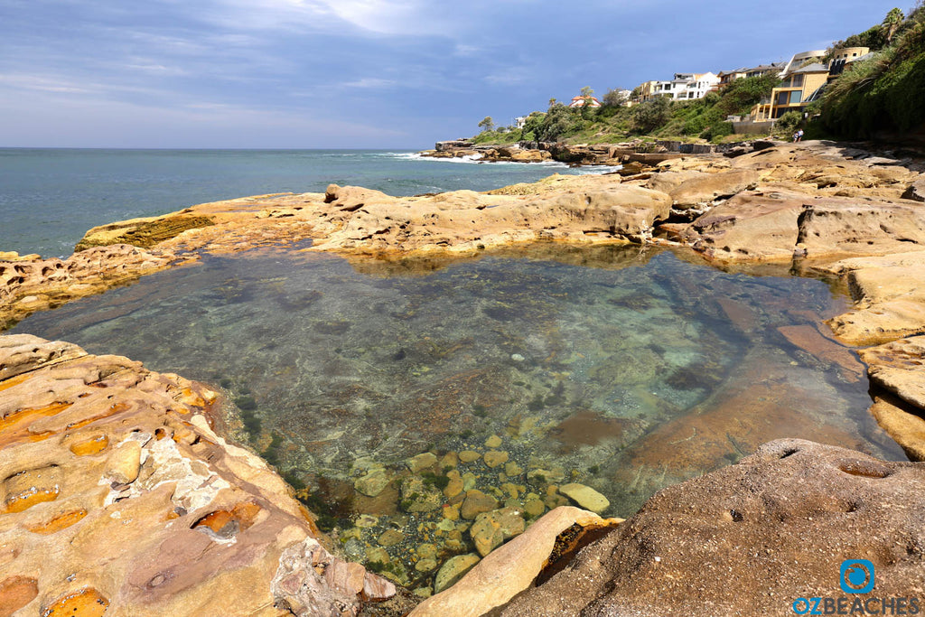 Tidal rock pool ideal for swimming at Lurline Bay