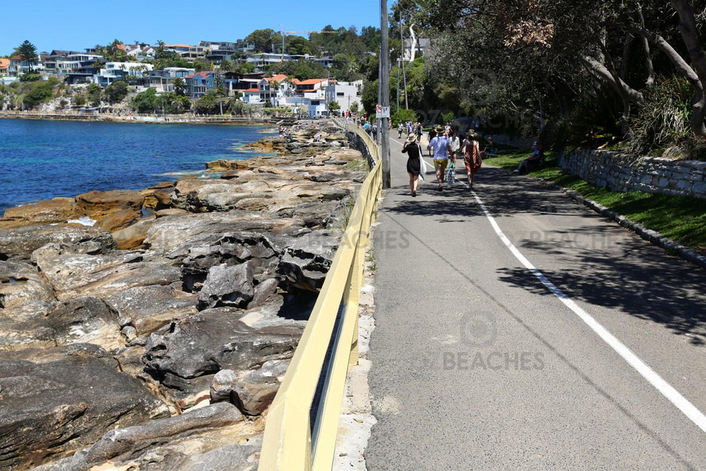 The Manly promenade is a popular walk for thousands of people each day