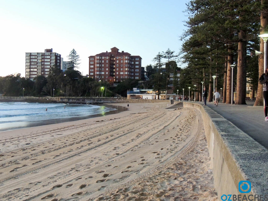 Early morning emptiness at Manly Beach