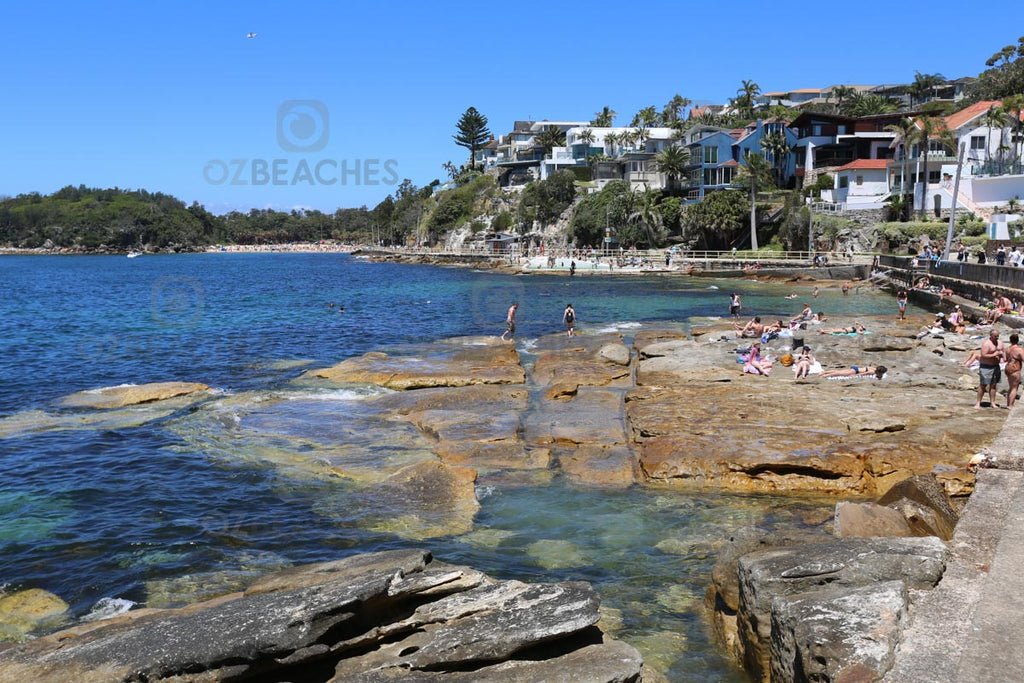 Looking east towards the popular Shelly Beach