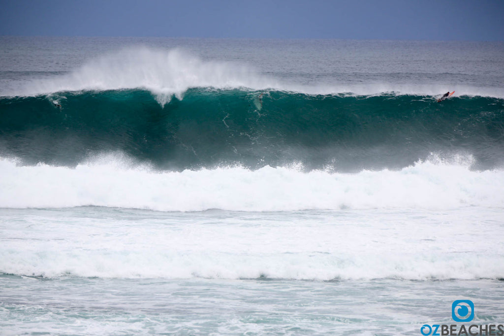 Huge set rolling in at Surfers Point - any takers?