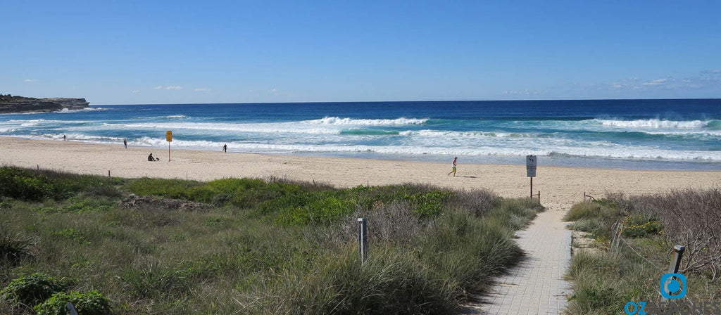 Maroubra Beach access track at the southern end