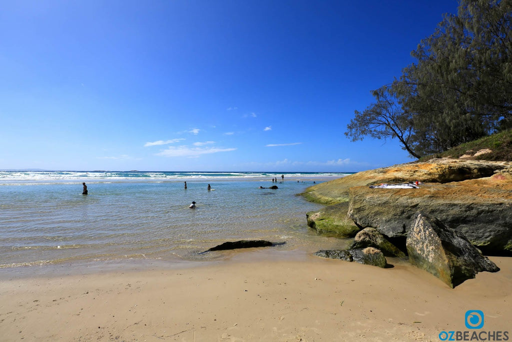 Not a bad spot for a swim, Cylinder Beach on North Stradbroke Island QLD