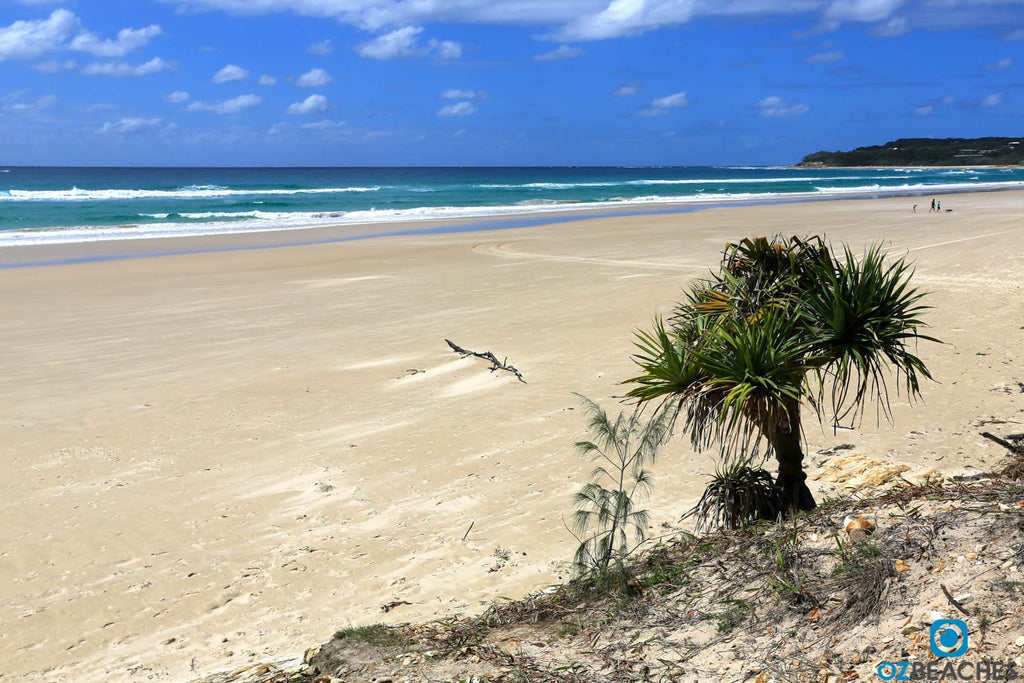 Uncrowded day at Home Beach on North Stradbroke Island QLD