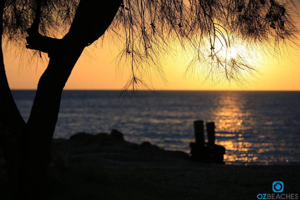 Sunsets are beautiful at Amity Point on North Stradbroke Island QLD