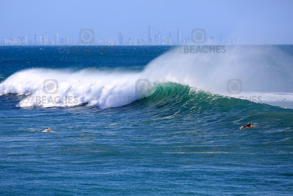 Snapper Rocks Cyclone Oma swell February 2019