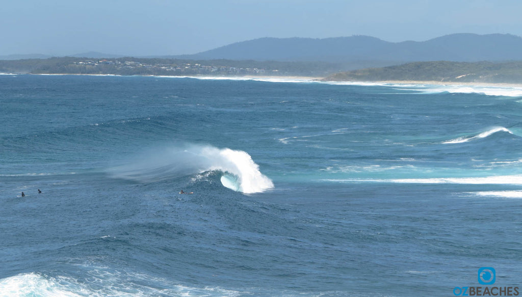 The Bommie at Ulladulla NSW, surf is absolutely firing