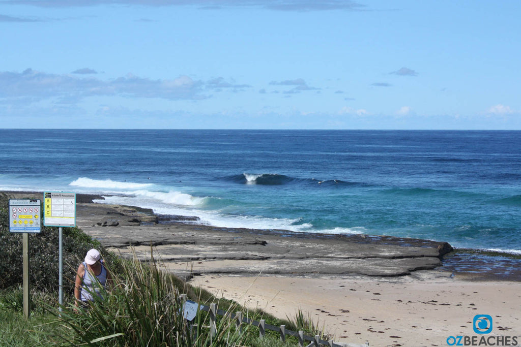 Looking north from Racecourse Beach Ulladulla NSW to a popular surf spot