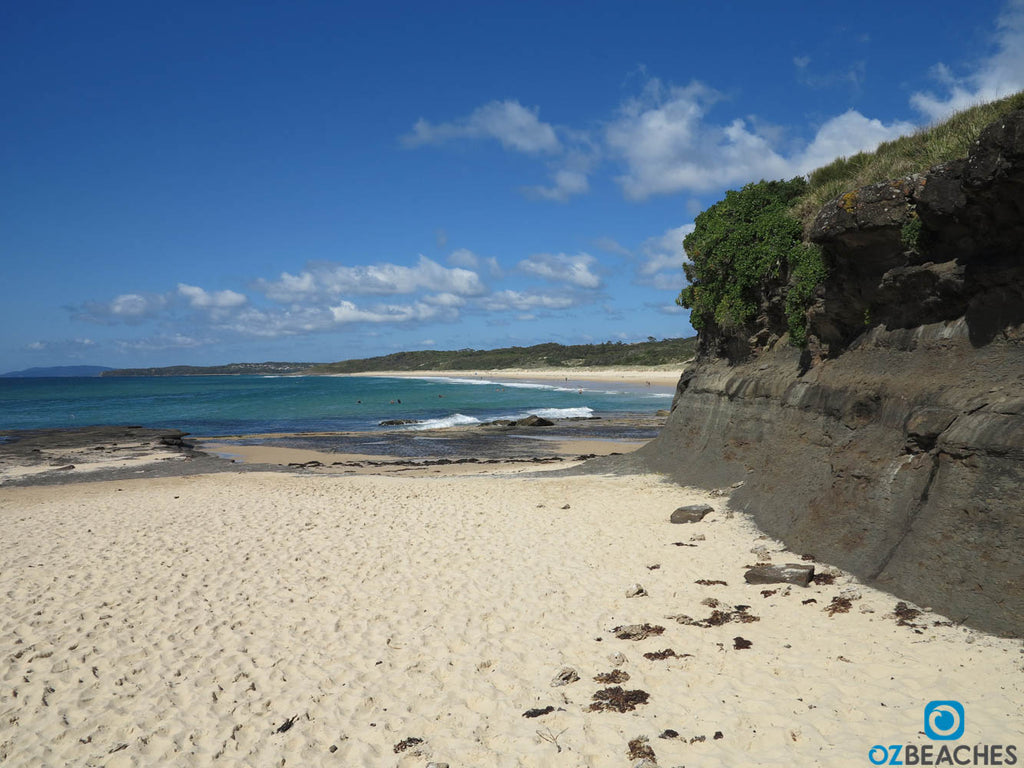 Northern end of Racecourse Beach, Uladulla NSW, is good for uncrowded waves