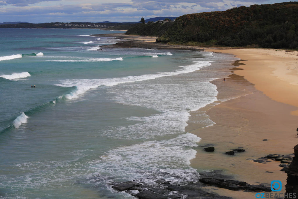 Rennies Beach at Ulladulla in NSW is the place to check for waves when everywhere else's flat