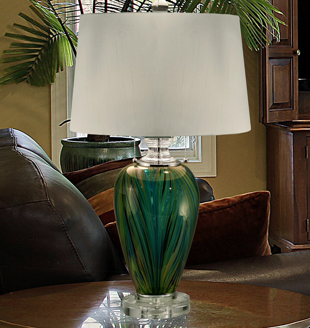 art glass lamps