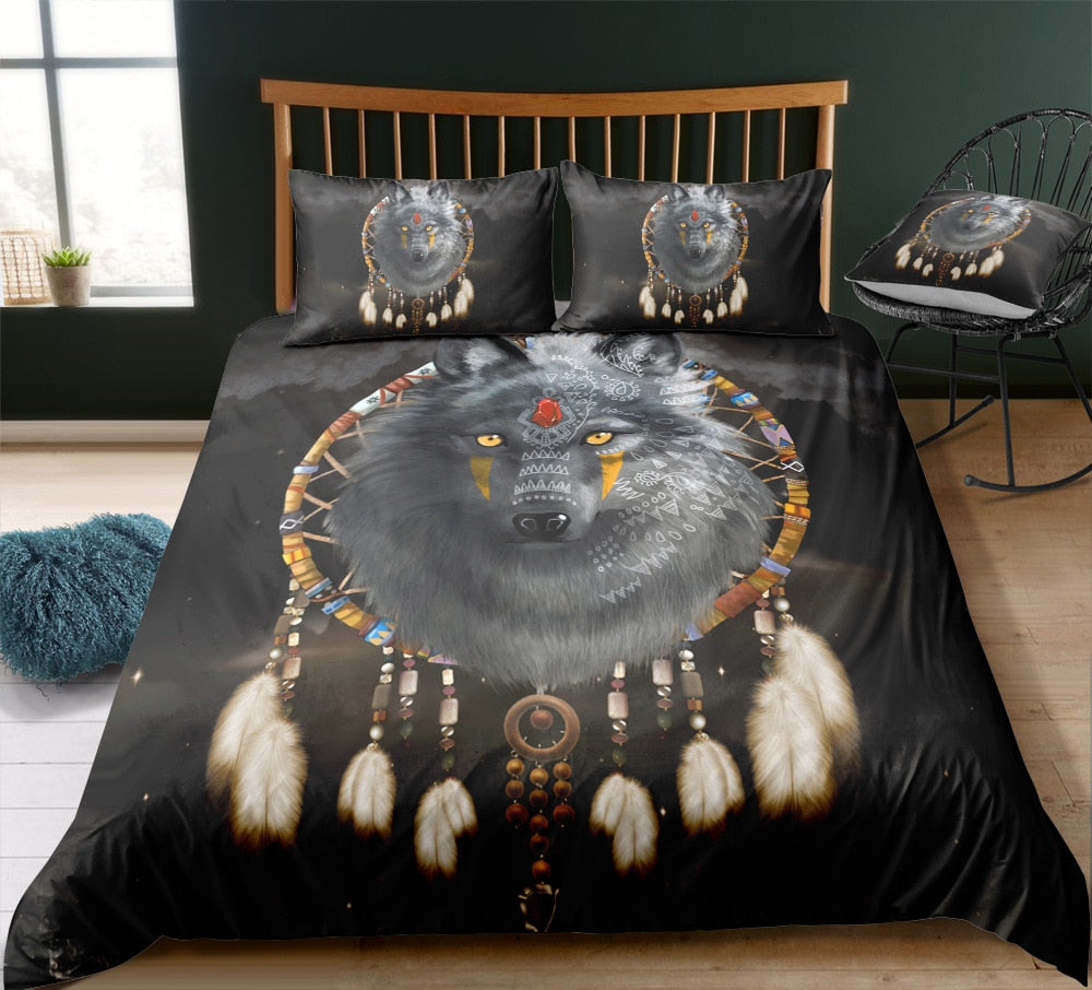 wolf bed comforters