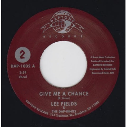 Lee Fields - "Give Me A Chance Pt. 1 & 2"