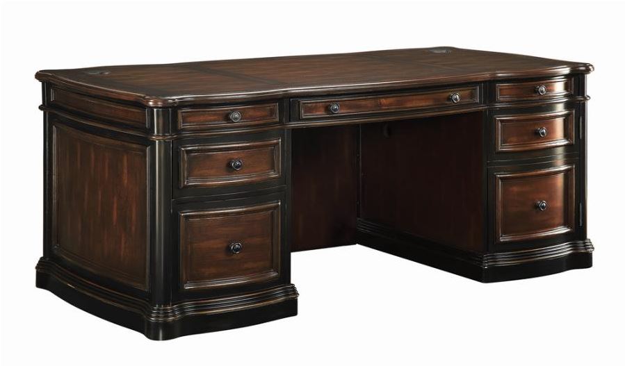 gorman double pedestal executive desk