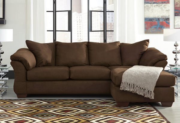 Darcy Chocolate Sectional Katy Furniture