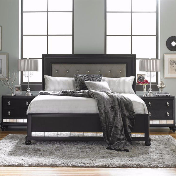 Diva Midnight Bedroom Set - Katy Furniture