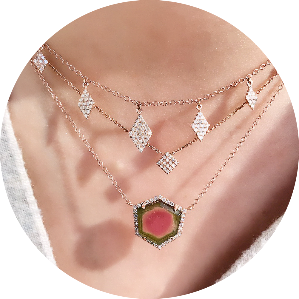 layered liven necklaces