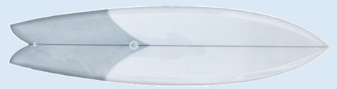Anatomy of Fish surfboard - Hamboards