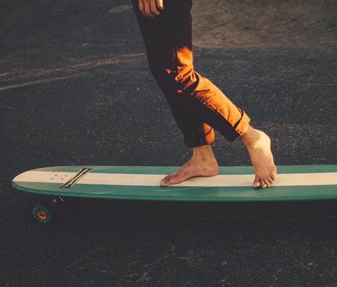 Balancing on longboard for starters