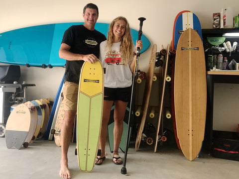 Donnie & Nico with the Hamboards Quiver