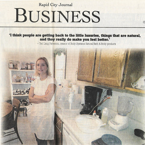 Business article in Rapid City Journal about our kitchen based company