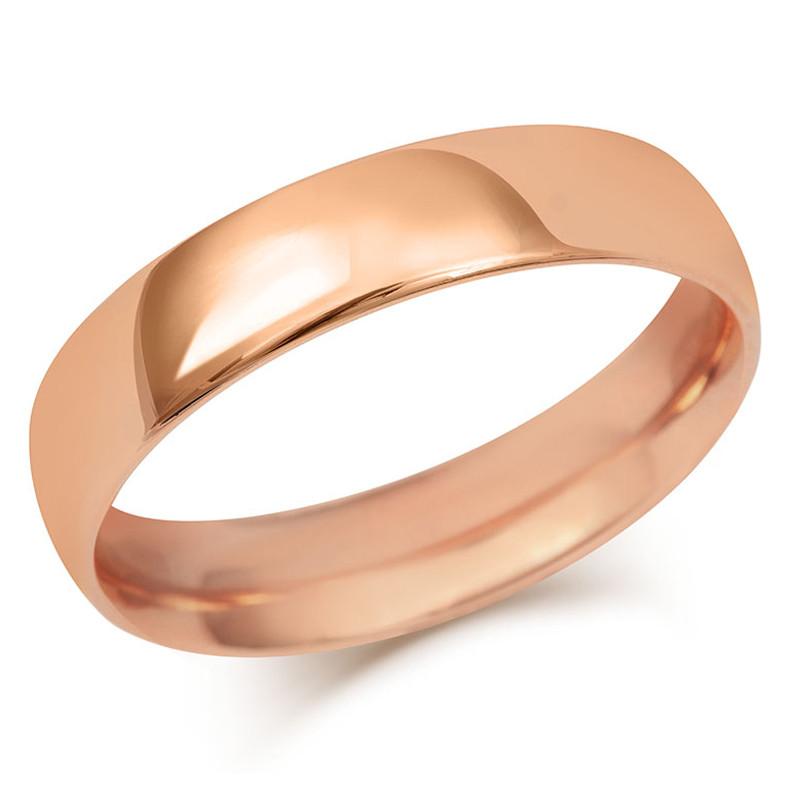 Heavy Mens Court Wedding Ring- Rose, Yellow or White Gold (18ct) or Platinum - CRED Jewellery - Fairtrade Jewellery - 6