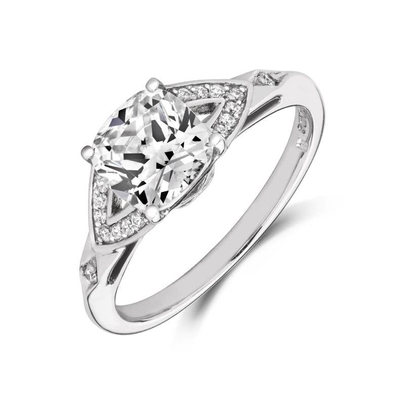 Luminous Solitaire Ethical Engagement Ring - CRED Jewellery - Fairtrade Jewellery - 1