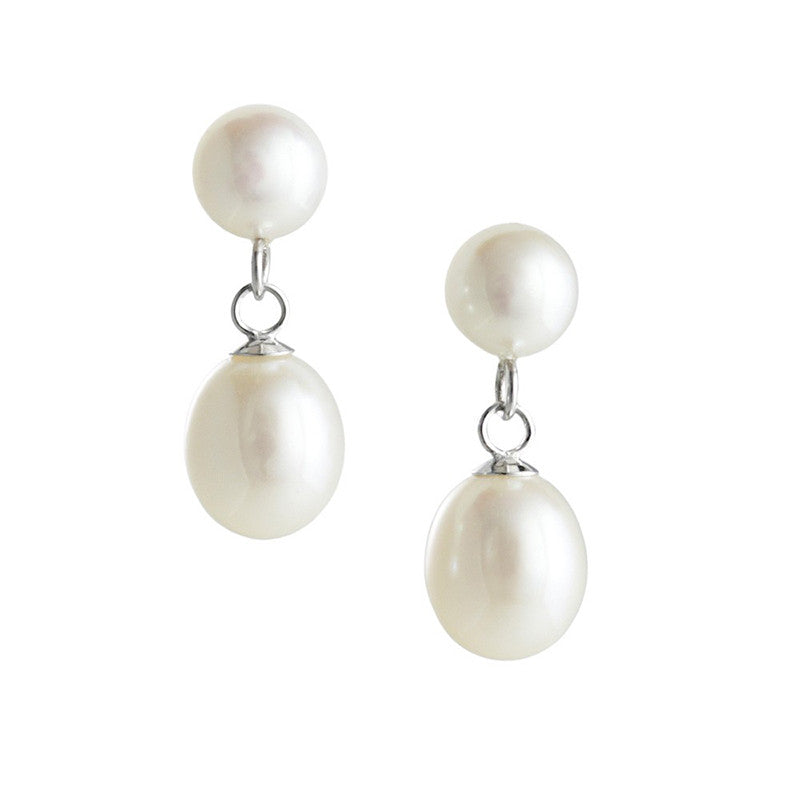 DewDrop Pearl Earrings - CRED Jewellery - Fairtrade Jewellery