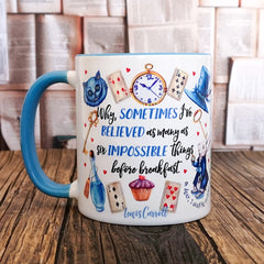 Mug - Alice in Wonderland - Before Breakfast - Blue