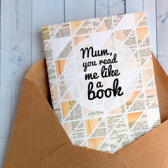 Notebook / Card - Mum: You Read Me Like a Book