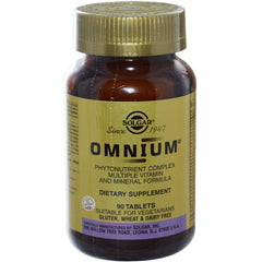 Solgar, Omnium, Complexe de Multi-vitamines, Multi-minéraux & Phytonutriments, 90 Tablets - DailyVit - 2