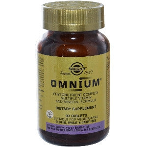 Solgar, Omnium, Complexe de Multi-vitamines, Multi-minéraux & Phytonutriments, 90 Tablets - DailyVit - 1