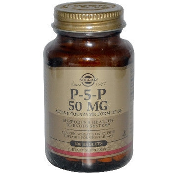 Solgar, P-5-P, 50 mg, 100 Tablets - DailyVit - 1