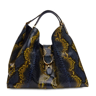 Soft Stirrup Tote Python Large