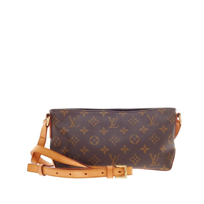 Buy Louis Vuitton Trotteur Handbag Monogram Canvas Brown 180606 – Trendlee