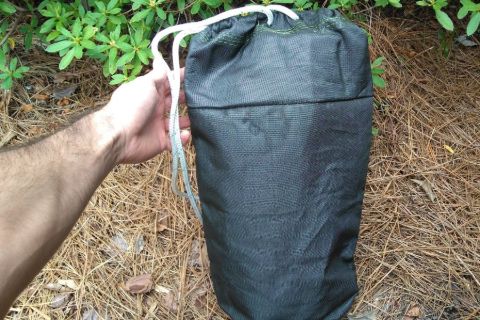 ursack used as a bear bag