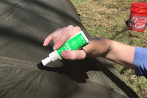 how to apply tent seam sealers