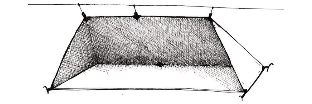 the steahlth tarp shelter configuration