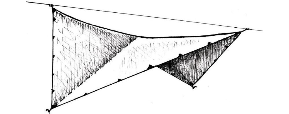 the diamond ultralight tarp shelter configurations