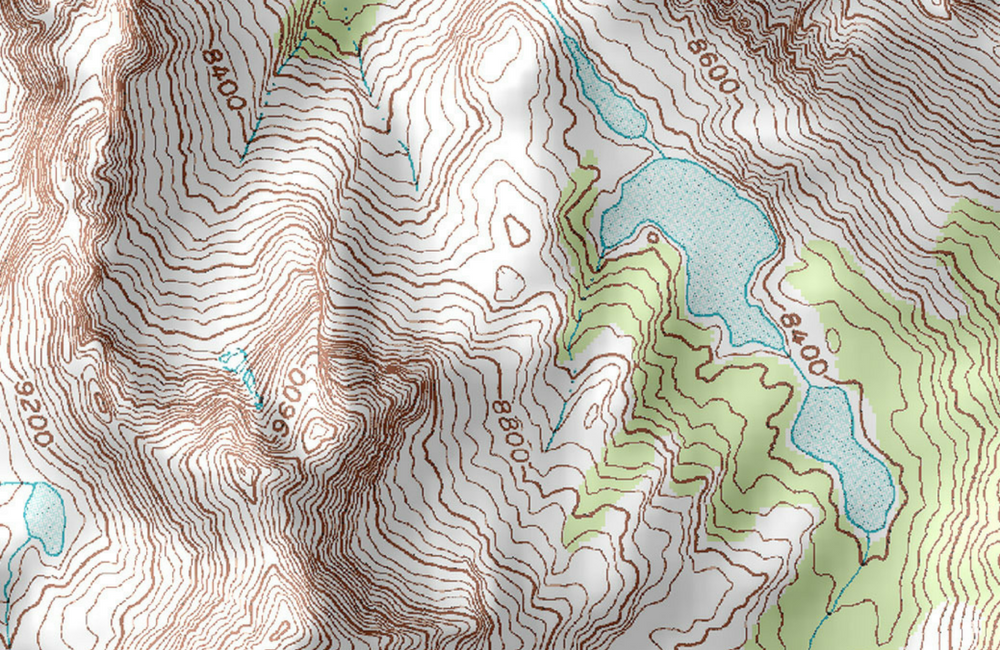 Guide to contour lines and topographic map reading
