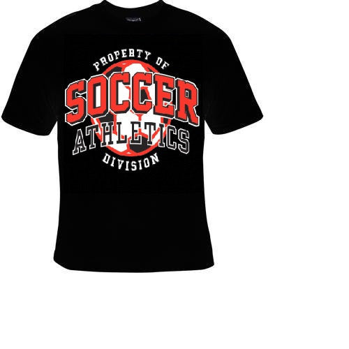 Tshirt soccer sports division T-shirts