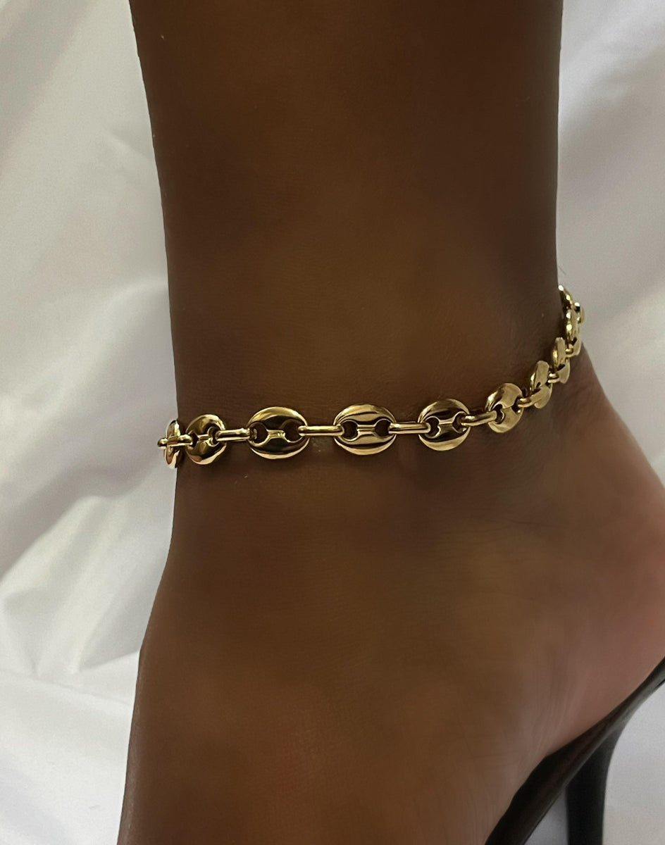 gucci link anklet