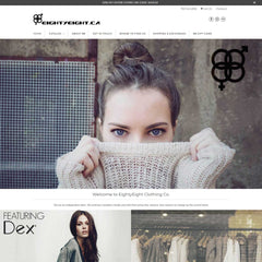 eighty eight clothing web design