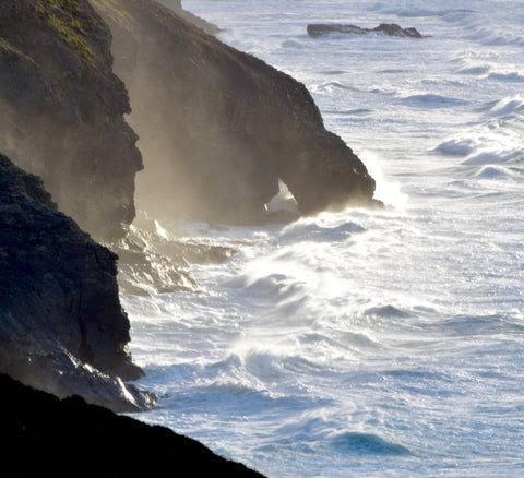 Rough sea at St Agnes