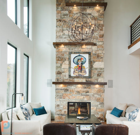 Dolan Geiman artwork. Photo by Richer Images for Icon Homes 