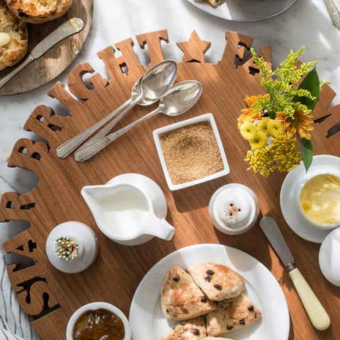 GIFTS THAT GIVE BACK - WOOD LAZY SUSAN