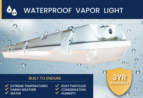 Weatherproof Vapor Tight LED Commercial Lighting from Orilis LED Lighting Solutions