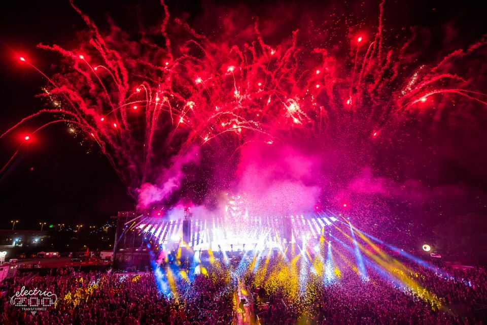 Electric Zoo festival Alesso fireworks