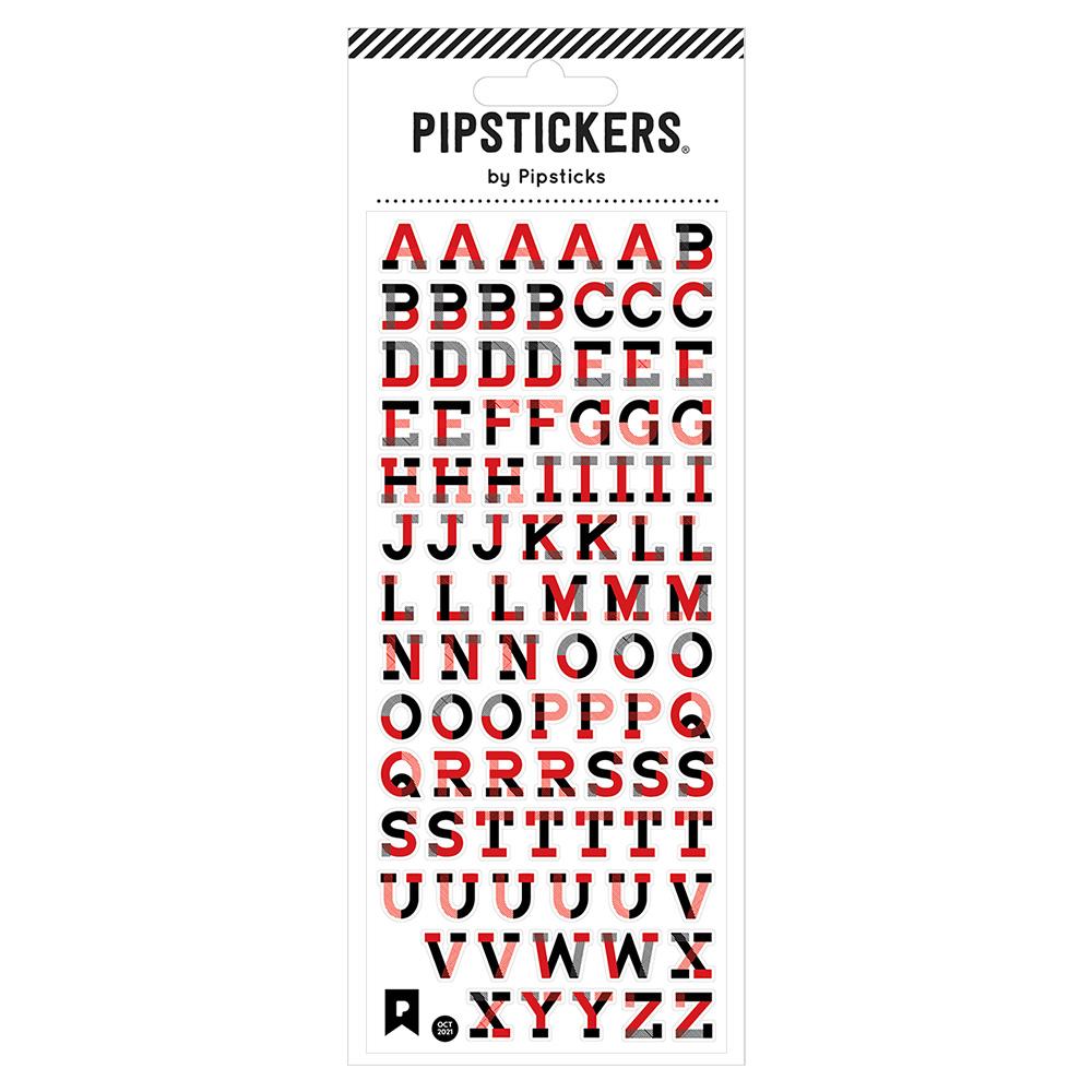 Flannel Alphabet Stickers